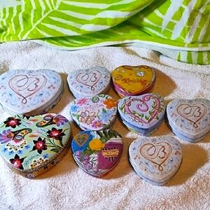 Brighton Heart Shaped Tins